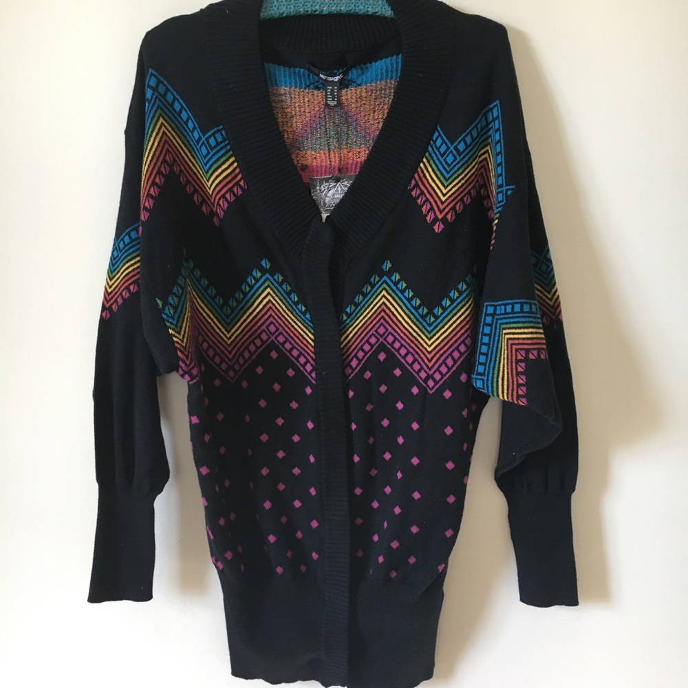 Insight 51 Sputnik Rainbow Batwing Cardigan, Sz 6